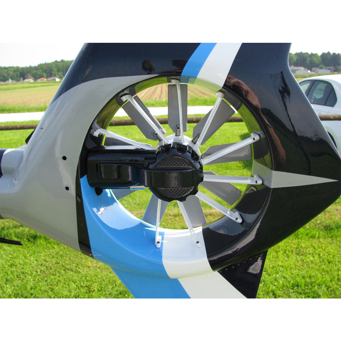 RAZORDON EC135 800-Class 2.4G 6CH Scale RC Helicopter (Blue&White)