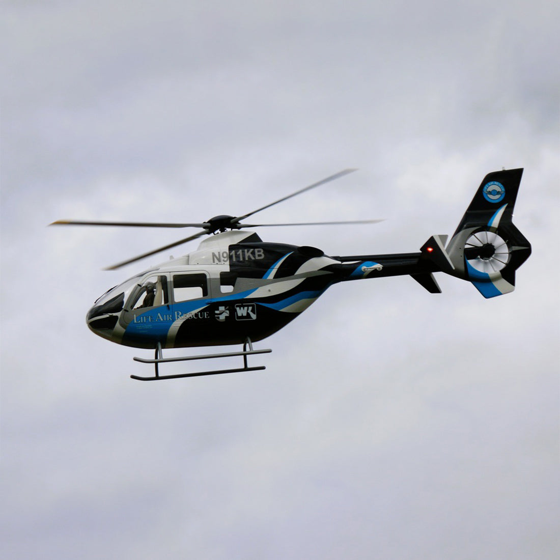 RAZORDON EC135 800-Class 2.4G 6CH Scale RC Helicopter (Blue&White)