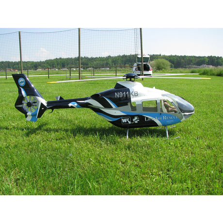 RAZORDON EC135 800-Class 2.4G 6CH Scale RC Helicopter (Blue&White)