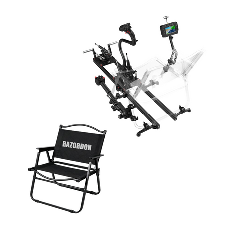 RAZORDON H17 RC Helicopter Cockpit Controller – 17-Channel ELRS Flight Simulator with CNC Metal Frame