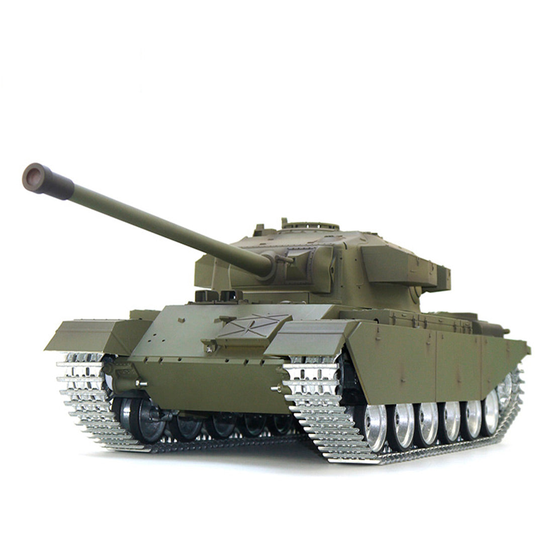 1/16 2.4G RC British MK5 Centurion Infrared Combat Battle Tank Military Vehicle Model (Professional Version/Army Green)