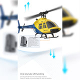 RC ERA A60 1/42 Scale Bell 206 90-Class 2.4G 4CH Single Rotor Flybarless Mini RC Helicopter - RAZORDON