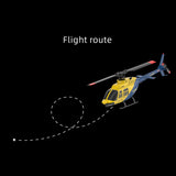 RC ERA A60 1/42 Scale Bell 206 90-Class 2.4G 4CH Single Rotor Flybarless Mini RC Helicopter - RAZORDON