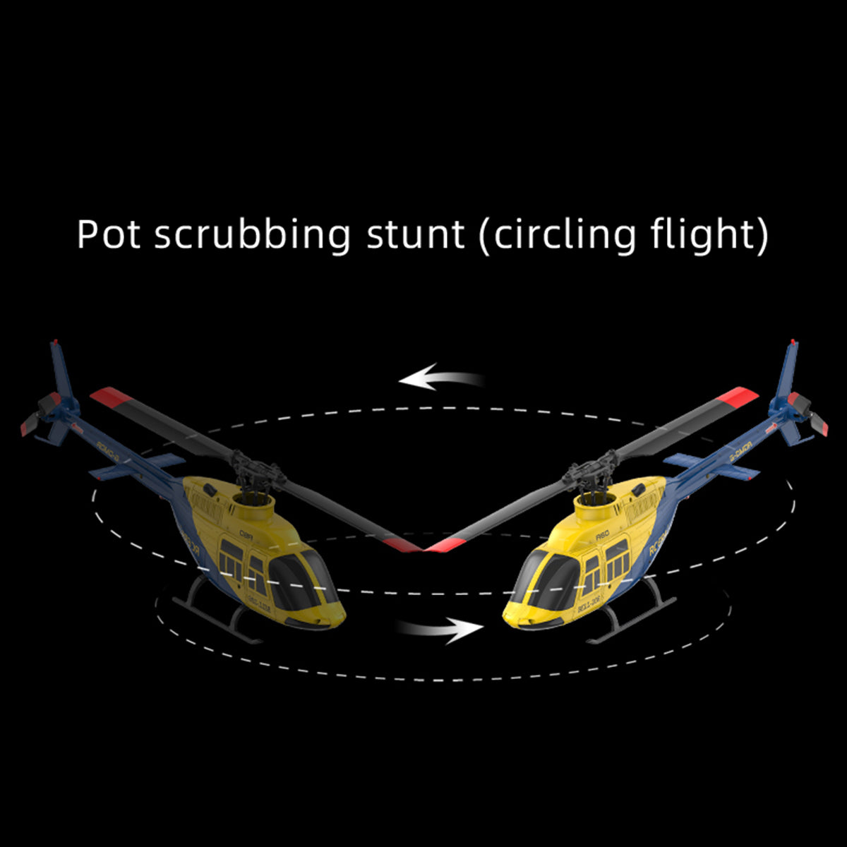 RC ERA A60 1/42 Scale Bell 206 90-Class 2.4G 4CH Single Rotor Flybarless Mini RC Helicopter - RAZORDON