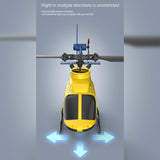 RC ERA A60 1/42 Scale Bell 206 90-Class 2.4G 4CH Single Rotor Flybarless Mini RC Helicopter - RAZORDON