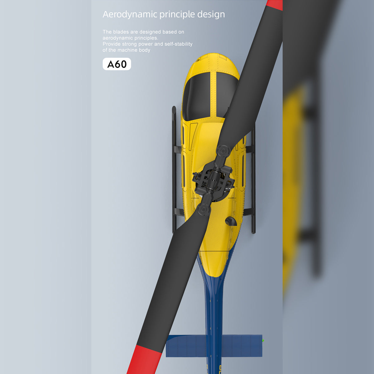RC ERA A60 1/42 Scale Bell 206 90-Class 2.4G 4CH Single Rotor Flybarless Mini RC Helicopter - RAZORDON