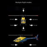 RC ERA A60 1/42 Scale Bell 206 90-Class 2.4G 4CH Single Rotor Flybarless Mini RC Helicopter - RAZORDON