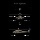 RC ERA C170 AH-64D Apache 1/48 Scale 6CH Flybarless RC Helicopter - RAZORDON