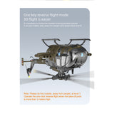 RC ERA C180 1/25 Scale RC Helicopter 2.4G 6CH Single Rotor Flybarless, Barometer + TOF LiDAR Altitude Hold, Optical Flow Positioning, One-Key Inverted Flight & Takeoff/Landing