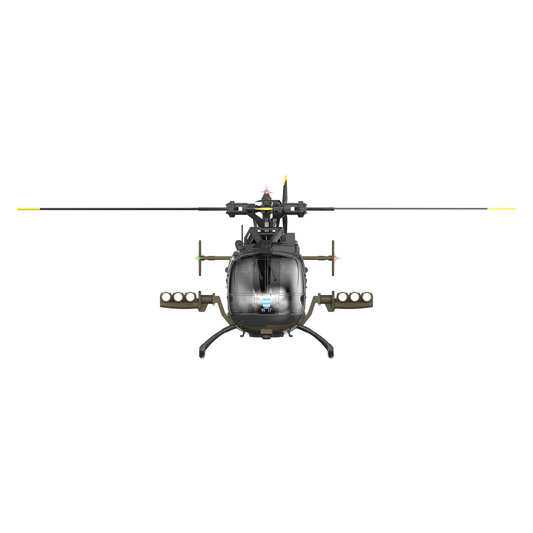 RC ERA C180 1/25 Scale RC Helicopter 2.4G 6CH Single Rotor Flybarless, Barometer + TOF LiDAR Altitude Hold, Optical Flow Positioning, One-Key Inverted Flight & Takeoff/Landing