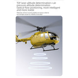 RC ERA C180 1/25 Scale RC Helicopter 2.4G 6CH Single Rotor Flybarless, Barometer + TOF LiDAR Altitude Hold, Optical Flow Positioning, One-Key Inverted Flight & Takeoff/Landing