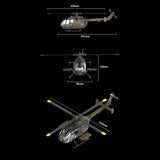 RC ERA C180 1/25 Scale RC Helicopter 2.4G 6CH Single Rotor Flybarless, Barometer + TOF LiDAR Altitude Hold, Optical Flow Positioning, One-Key Inverted Flight & Takeoff/Landing
