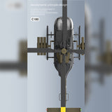 RC ERA C180 1/25 Scale RC Helicopter 2.4G 6CH Single Rotor Flybarless, Barometer + TOF LiDAR Altitude Hold, Optical Flow Positioning, One-Key Inverted Flight & Takeoff/Landing