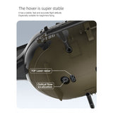 RC ERA C180 1/25 Scale RC Helicopter 2.4G 6CH Single Rotor Flybarless, Barometer + TOF LiDAR Altitude Hold, Optical Flow Positioning, One-Key Inverted Flight & Takeoff/Landing