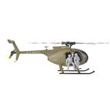 RC ERA C189S MD500 1/28 Scale 6CH RC Helicopter – Flybarless Military Helicopter with Optical Flow, Altitude Hold & Brushless Motors