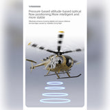 RC ERA C189S MD500 1/28 Scale 6CH RC Helicopter – Flybarless Military Helicopter with Optical Flow, Altitude Hold & Brushless Motors