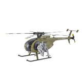 RC ERA C189S MD500 1/28 Scale 6CH RC Helicopter – Flybarless Military Helicopter with Optical Flow, Altitude Hold & Brushless Motors