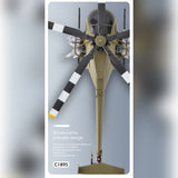 RC ERA C189S MD500 1/28 Scale 6CH RC Helicopter – Flybarless Military Helicopter with Optical Flow, Altitude Hold & Brushless Motors