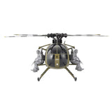 RC ERA C189S MD500 1/28 Scale 6CH RC Helicopter – Flybarless Military Helicopter with Optical Flow, Altitude Hold & Brushless Motors