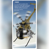 RC ERA C189S MD500 1/28 Scale 6CH RC Helicopter – Flybarless Military Helicopter with Optical Flow, Altitude Hold & Brushless Motors