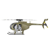 RC ERA C189S MD500 1/28 Scale 6CH RC Helicopter – Flybarless Military Helicopter with Optical Flow, Altitude Hold & Brushless Motors