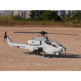 WOLFBUSH&ROBAN AH-1W Cobra 470-Class 2.4G 6CH Dual-Rotor RC Military Helicopter Model with GPS Positioning, Synchronized Turret & Left/Right-Hand Control RTF