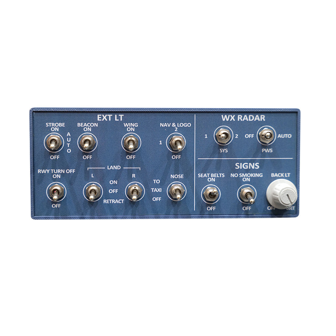 Rowsfire A101 A32x mini Light OVHD OVERHEAD Panel - RAZORDON