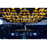 Rowsfire A107Pro A32X Light OVHD OVERHEAD Panel HOME COCKPIT for MSFS 2020/2024 (Backlit+Metal Housing+Tactile Switches Edition) - Compatible with FENIX A32X, FBW A32X - Windows Flight Sim Home Cockpit - RAZORDON