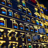 Rowsfire A107Pro A32X Light OVHD OVERHEAD Panel HOME COCKPIT for MSFS 2020/2024 (Backlit+Metal Housing+Tactile Switches Edition) - Compatible with FENIX A32X, FBW A32X - Windows Flight Sim Home Cockpit - RAZORDON