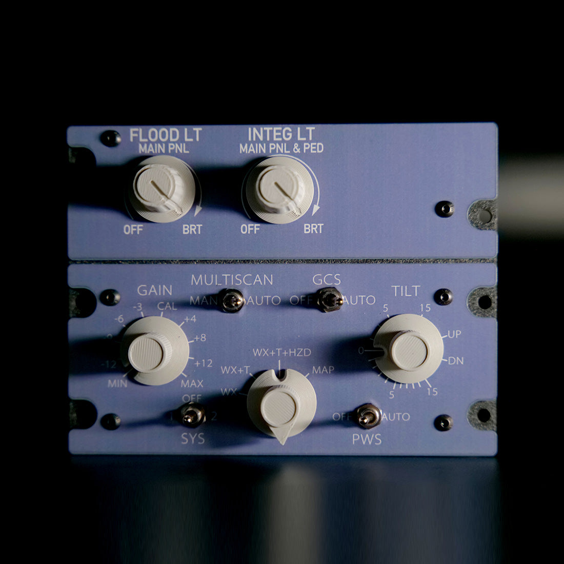 Rowsfire A112 1/1 Scale A32X/A33X/A35X CKPT-LT+WXR-Radar Integrated Panel - RAZORDON