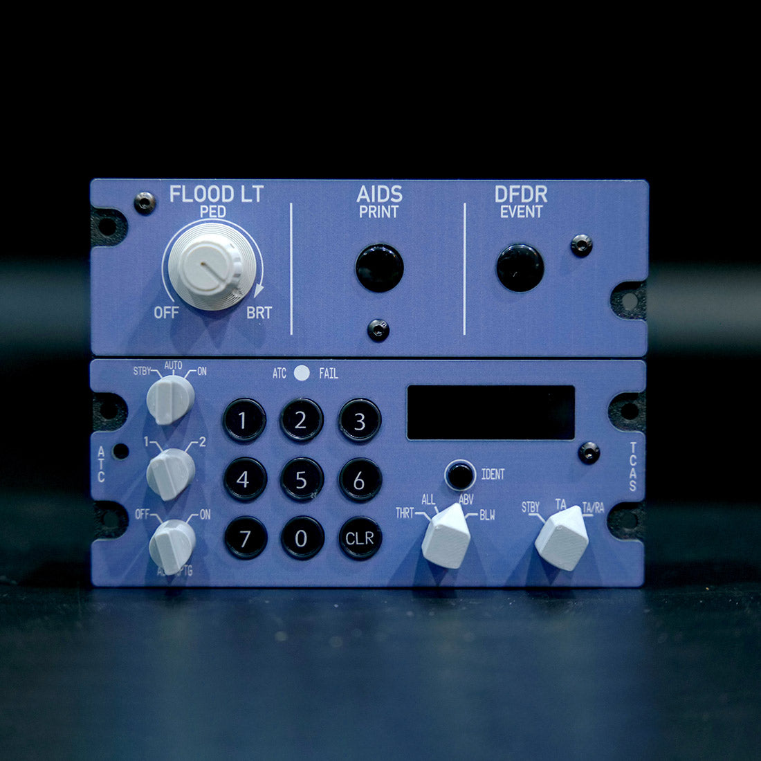 Rowsfire A113 1/1 Scale A32X/A33X/A35X CKPT-LT+DFOR+ATC Integrated Panel - RAZORDON