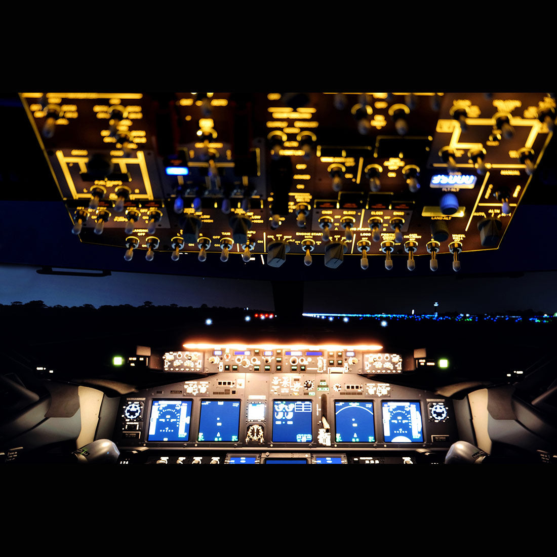 Rowsfire B107 B737 Light OVHD OVERHEAD Panel - RAZORDON