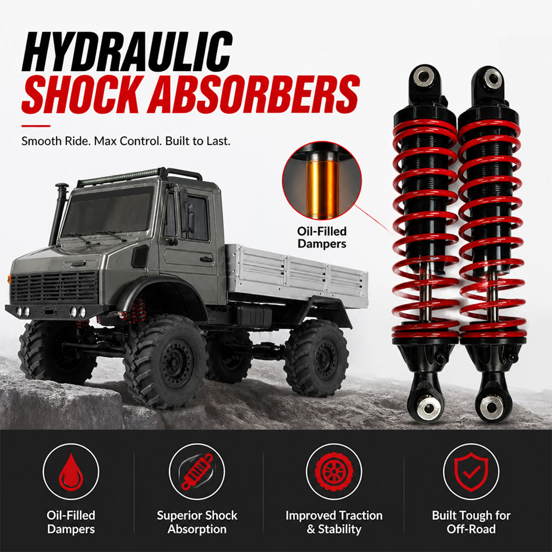 1/6 Scale 4WD RC Off-Road Crawler – RAZORDON