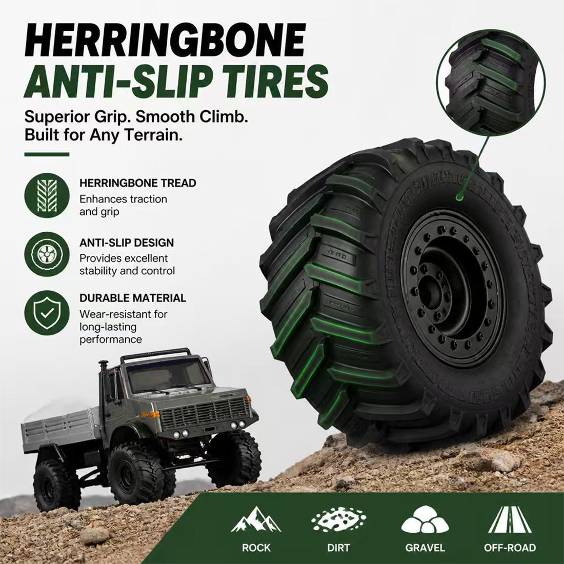 1/6 Scale 4WD RC Off-Road Crawler – RAZORDON