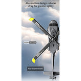 UH-60 6-Axis Gyro Brushless Motor Optical Flow Positioning Barometric Altitude Simulation Aerobatic RC Helicopter - RAZORDON