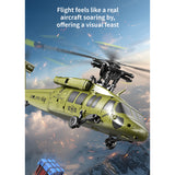 UH-60 6-Axis Gyro Brushless Motor Optical Flow Positioning Barometric Altitude Simulation Aerobatic RC Helicopter - RAZORDON