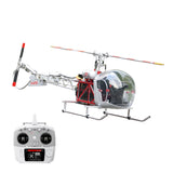 WOLFBUSH BELL-47 450-Class 3-Blade Scale RC Helicopter – Brushless DFC, Metal Shaft Drive, H1pro Flight Controller, Openable Cockpit, RTF