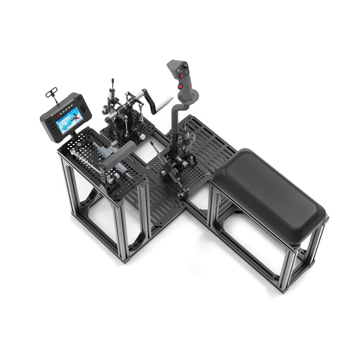 WOLFBUSH FF10 RC Cockpit Chair – 2.4GHz 10-Channel ELRS Flight WOLFBUSH FF10 RC Cockpit Chair – 2.4GHz 10-Channel ELRS Flight