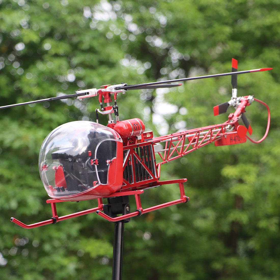 WOLFBUSH BELL-47 450-Class 3-Blade Scale RC Helicopter – RAZORDON