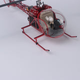 WOLFBUSH BELL-47 450-Class Scale RC Helicopter – Brushless DFC, Metal Shaft Drive, H1pro Flight Controller, Openable Cockpit, RTF