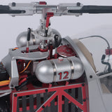 WOLFBUSH BELL-47 450-Class Scale RC Helicopter – Brushless DFC, Metal Shaft Drive, H1pro Flight Controller, Openable Cockpit, RTF
