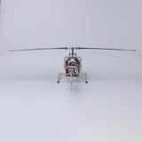 WOLFBUSH BELL-47 450-Class Scale RC Helicopter – Brushless DFC, Metal Shaft Drive, H1pro Flight Controller, Openable Cockpit, RTF