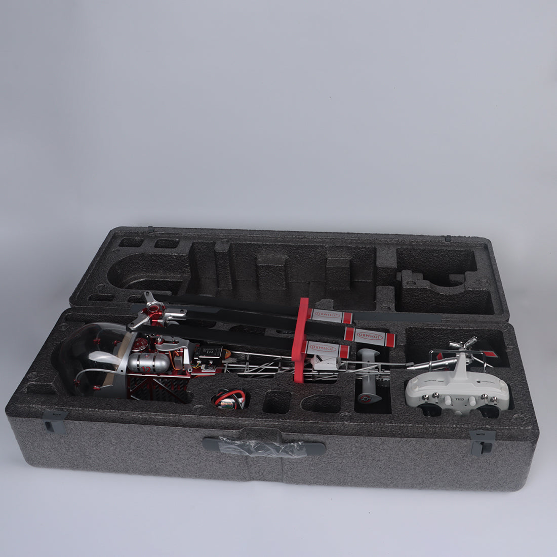 WOLFBUSH BELL-47 450-Class Scale RC Helicopter – Brushless DFC, Metal Shaft Drive, H1pro Flight Controller, Openable Cockpit, RTF