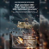 WOLFBUSH & YU XIANG F11-N AH64 1/32 Scale 2.4G 6CH Coaxial Dual Rotor 6G/3D Apache RC Helicopter - RAZORDON