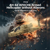 WOLFBUSH & YU XIANG F11-N AH64 1/32 Scale 2.4G 6CH Coaxial Dual Rotor 6G/3D Apache RC Helicopter - RAZORDON