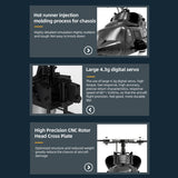 YUXIANG F02-V 1/34 Scale Airwolf RC Helicopter - RAZORDON