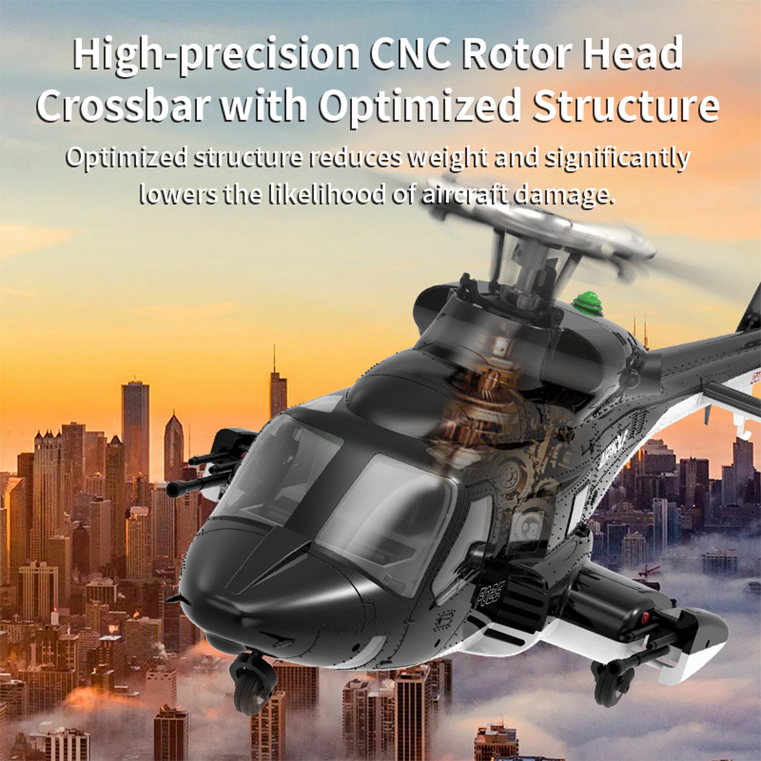 YUXIANG F02S 1/34 Airwolf  RC Helicopter - RAZORDON