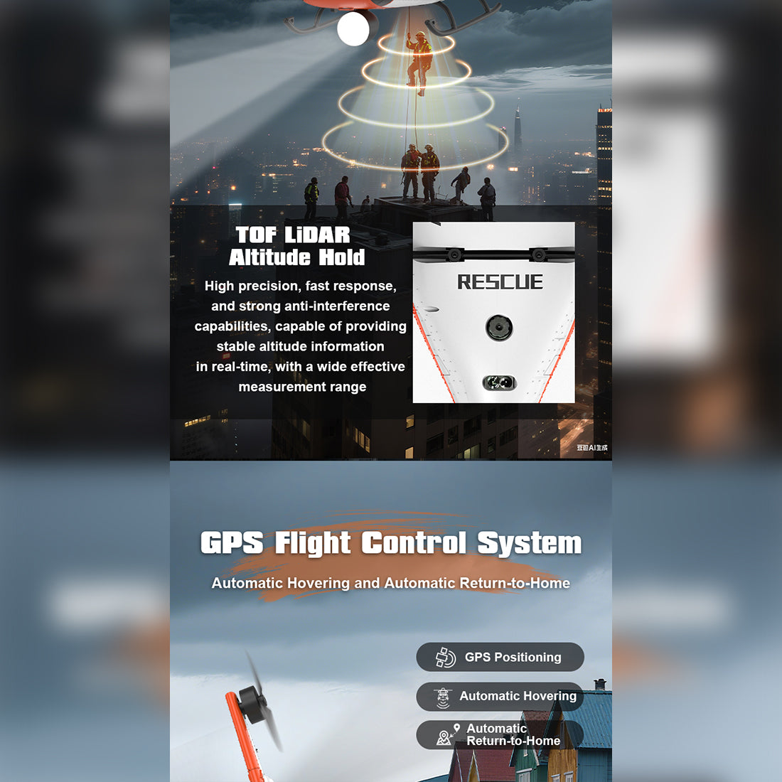 YU XIANG F07H UH-1 Huey RC Helicopter - RAZORDON
