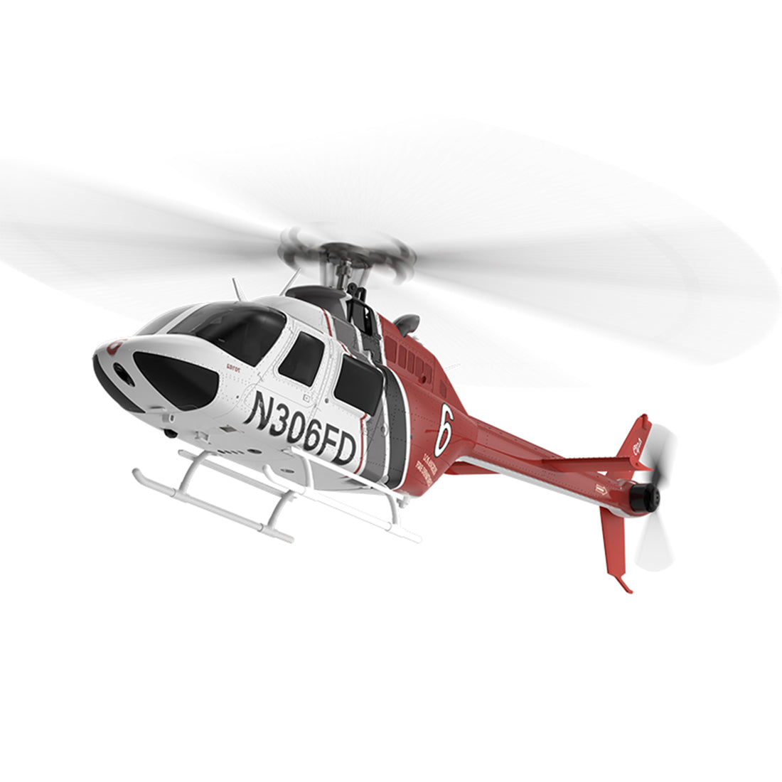 YU XIANG F08S 1/27 Scale Bell 206 RC Helicopter Model - RAZORDON