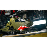 YU XIANG F112S AH-1 Cobra 1/40 Scale 200-Class 2.4G 9CH RC Military Helicopter Model with Dual-Blade Flybarless Rotor Head, 6G Mode & GPS Positioning RTF